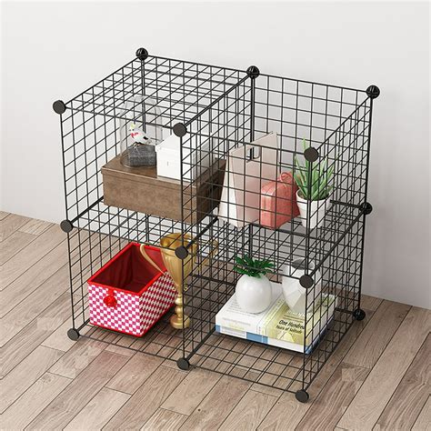 metal cube box|metal storage cubby.